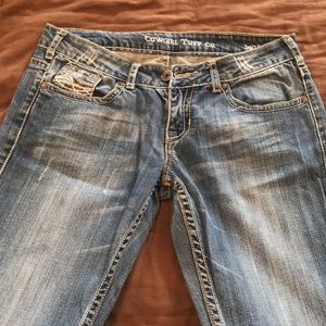 Cowgirl Tuff Jeans * Don’t Fence Me In * 28 x 35